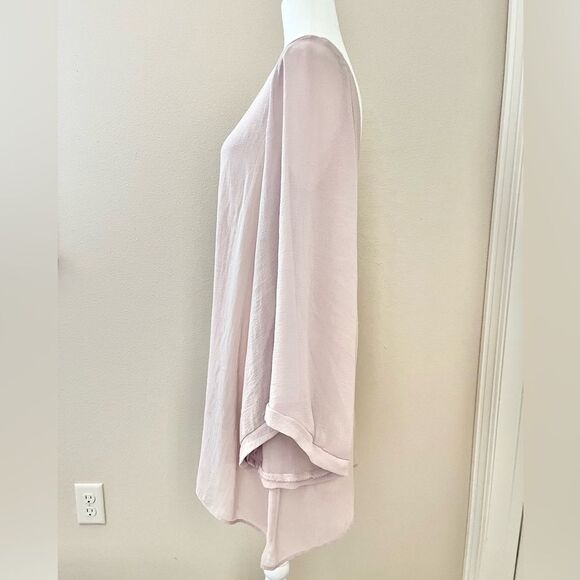 show me your mumu bombshell dress tan cream chiffon open back flowy sz. Large - Picture 5 of 8